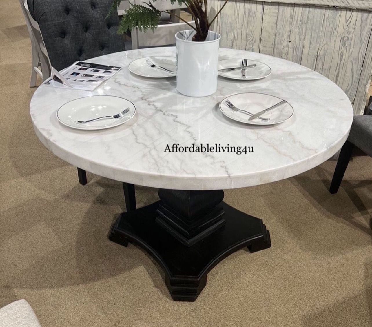 Genuine Marble Dining Table Brand New In Box