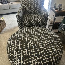 Chair And Ottoman Set