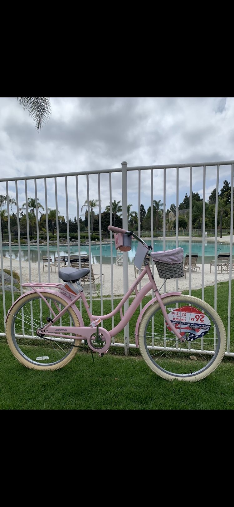 New pretty n pink beach 🏖 cruiser ladies 26” girls women’s bike bicycle