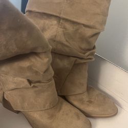 Marc Fisher Boots- Color Fawn