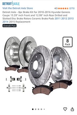 Hyundai Genesis Brakes & Rotors