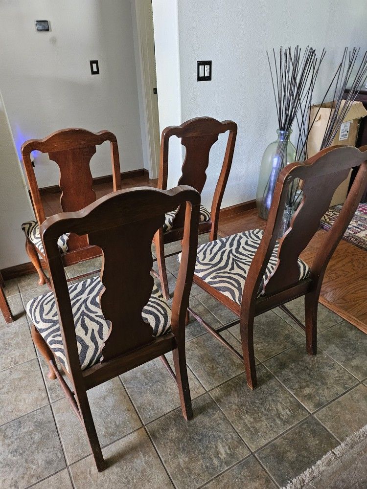 4 Dining Chairs Sold As Set