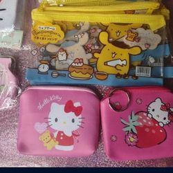 💕New Hello Kitty & Friends Organizer Bags & Coin Purses