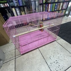 Pink Bird Cage