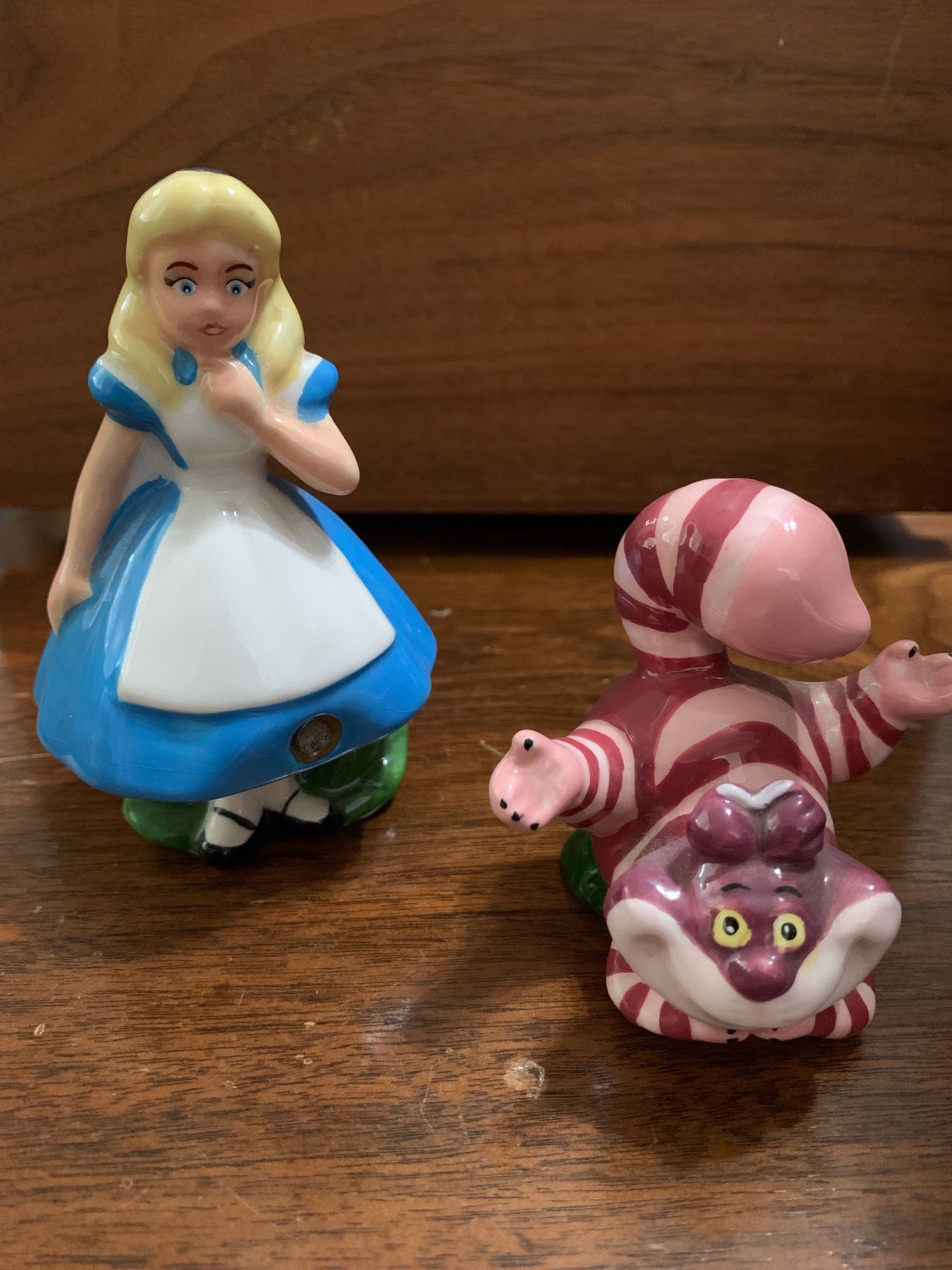 Disney Alice in Wonderland Salt and Pepper Shakers
