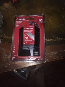 Husky Utily Blades Seraded Utility Blades 50 New