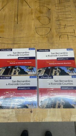 Thomas Guide San Bernardino & Riverside Counties Street Guide 38th Edition $15 each