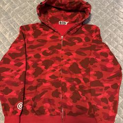 Red Bape Hoodie 2XL Mens