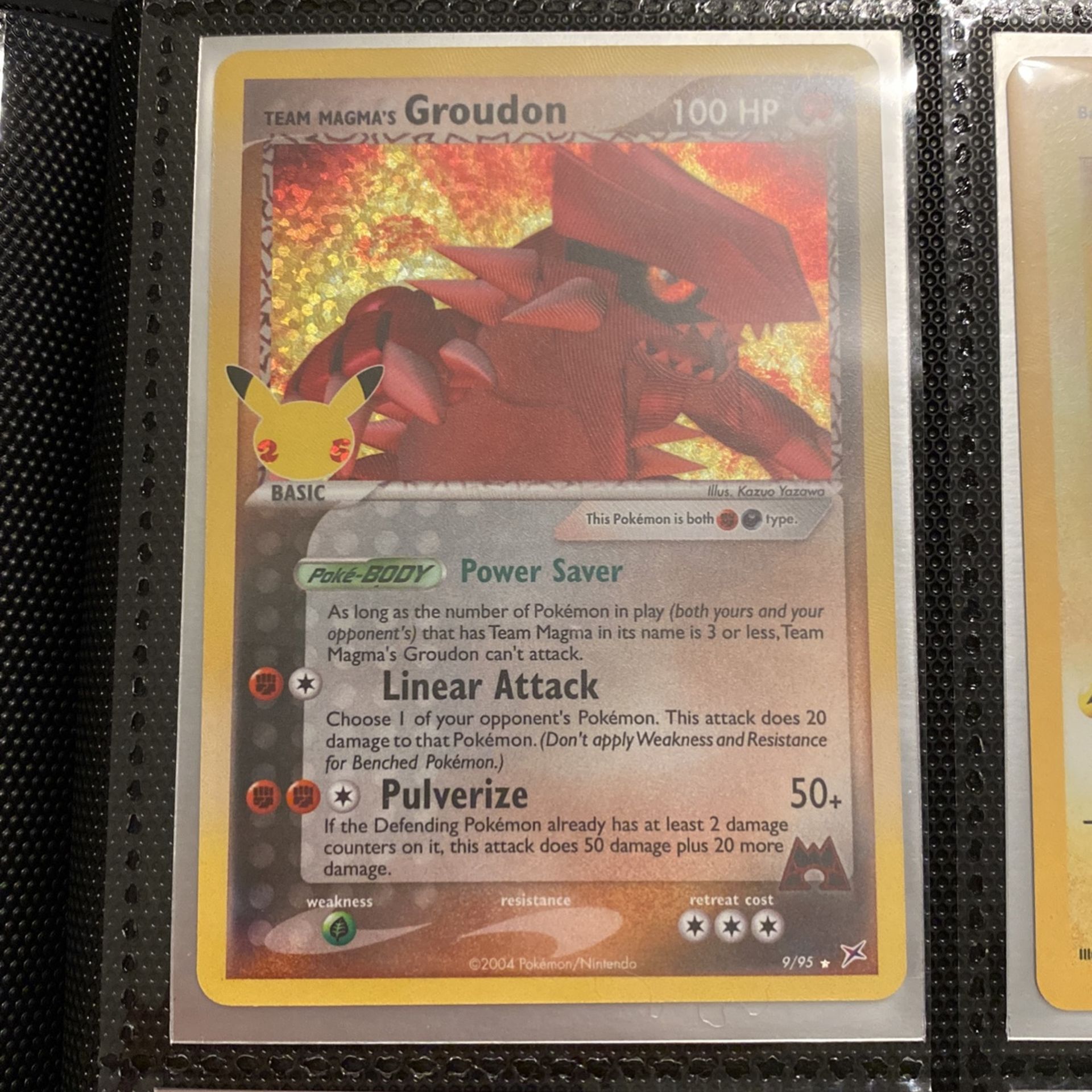 Team Magmas Groudon 9/95