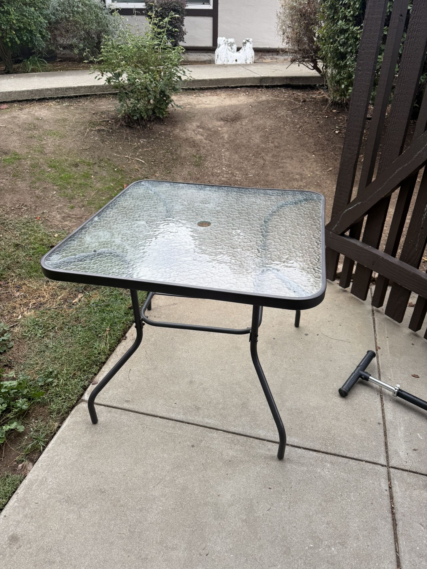34”x34” Outside Glass Table