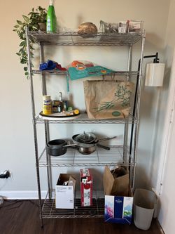 Industrial Style Wired Shelf