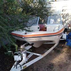 16' Glastron Boat 70 hp Johnson!!