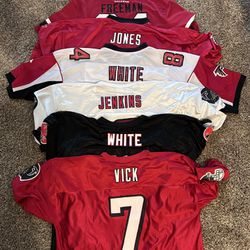 6 Atlanta Falcons Jerseys Size XL