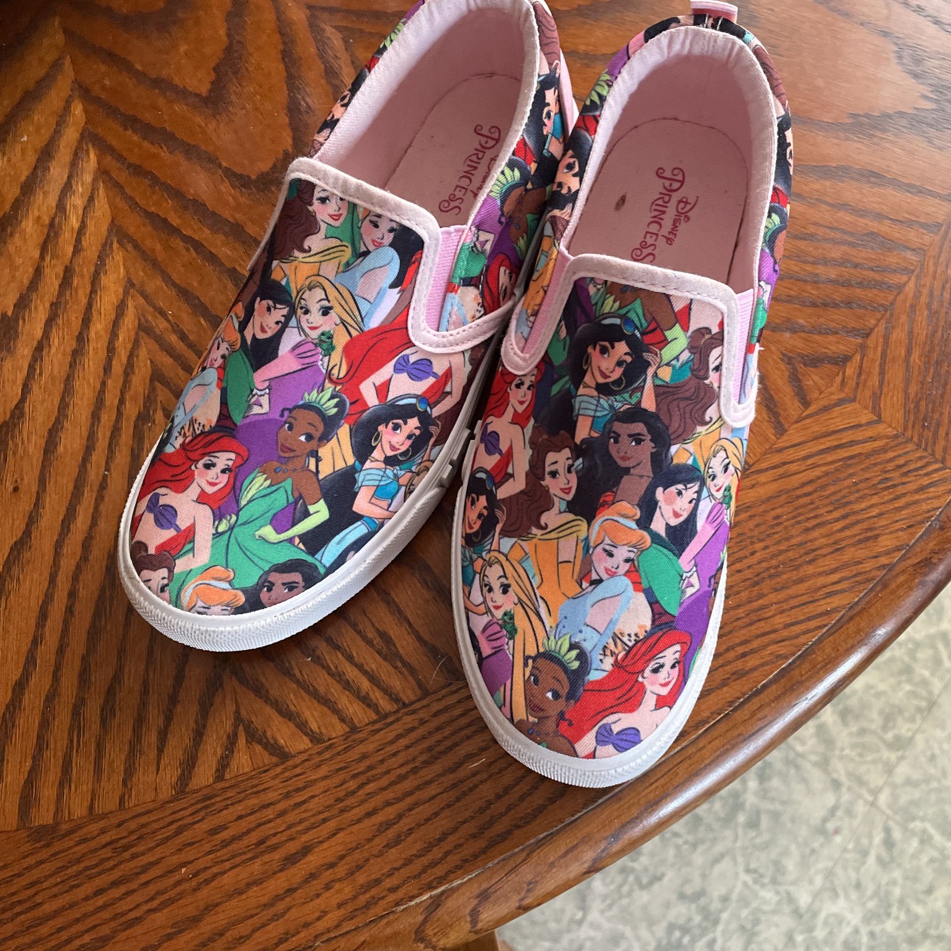 Pair Of Disney Princess Size 4 Shoes 