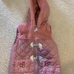 Like NEW Hooded Vest (size 3T)