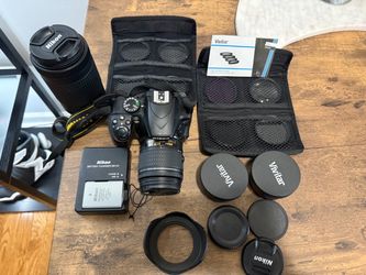 Nikon DSLR Camera Bundle with Lenses and Accessories