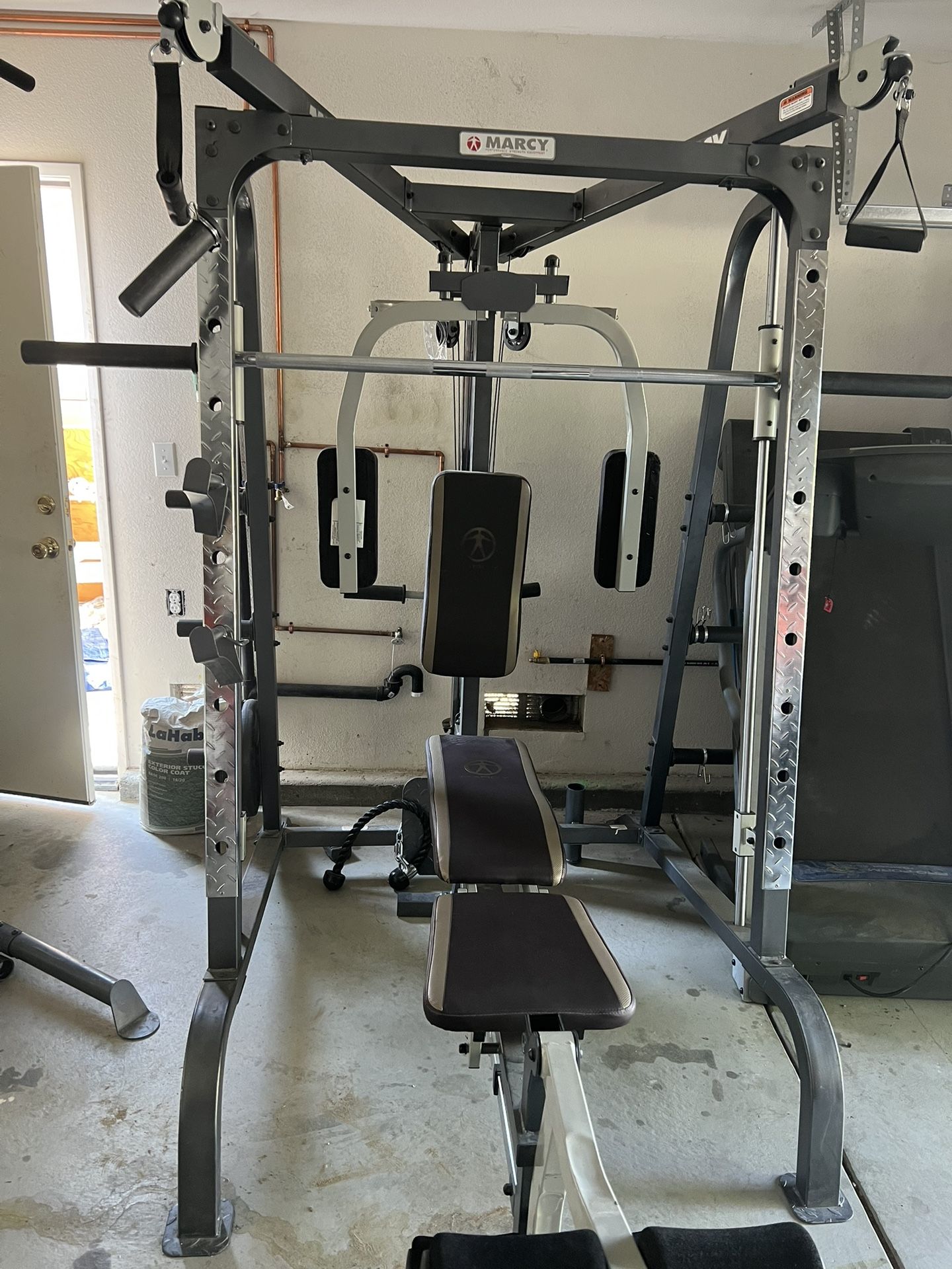 Weight Rack And Bench