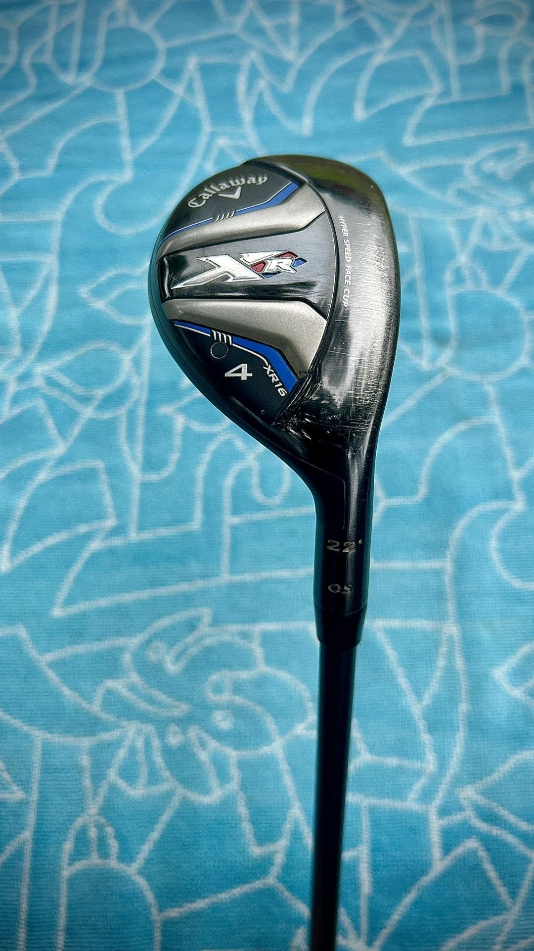 Callaway XR16-OS 4 Hybrid 22* graphite shaft