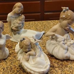 Lladro Handcrafted Porcelain Figurines 