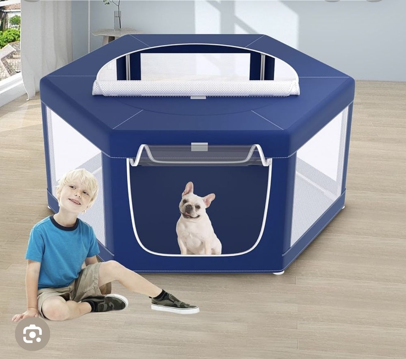 New- 45x45x25.6  Hexagonal Pet Playpen