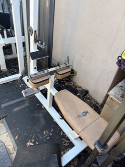 200 lb seat row and lat pull down cable machine