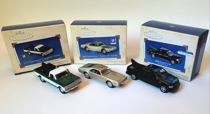 3  Hallmark Collectors Series Keepsake Ornaments 