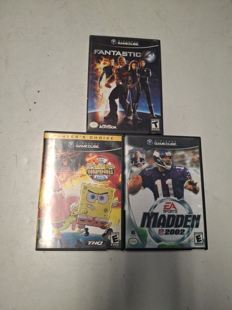 Game Cube 3 Game  Lot