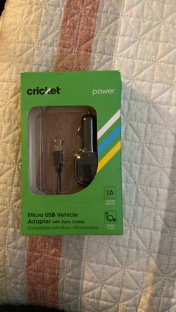 Micro USB vehicle adapter for Android