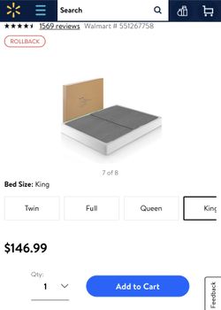 King size bi fold box spring brand new