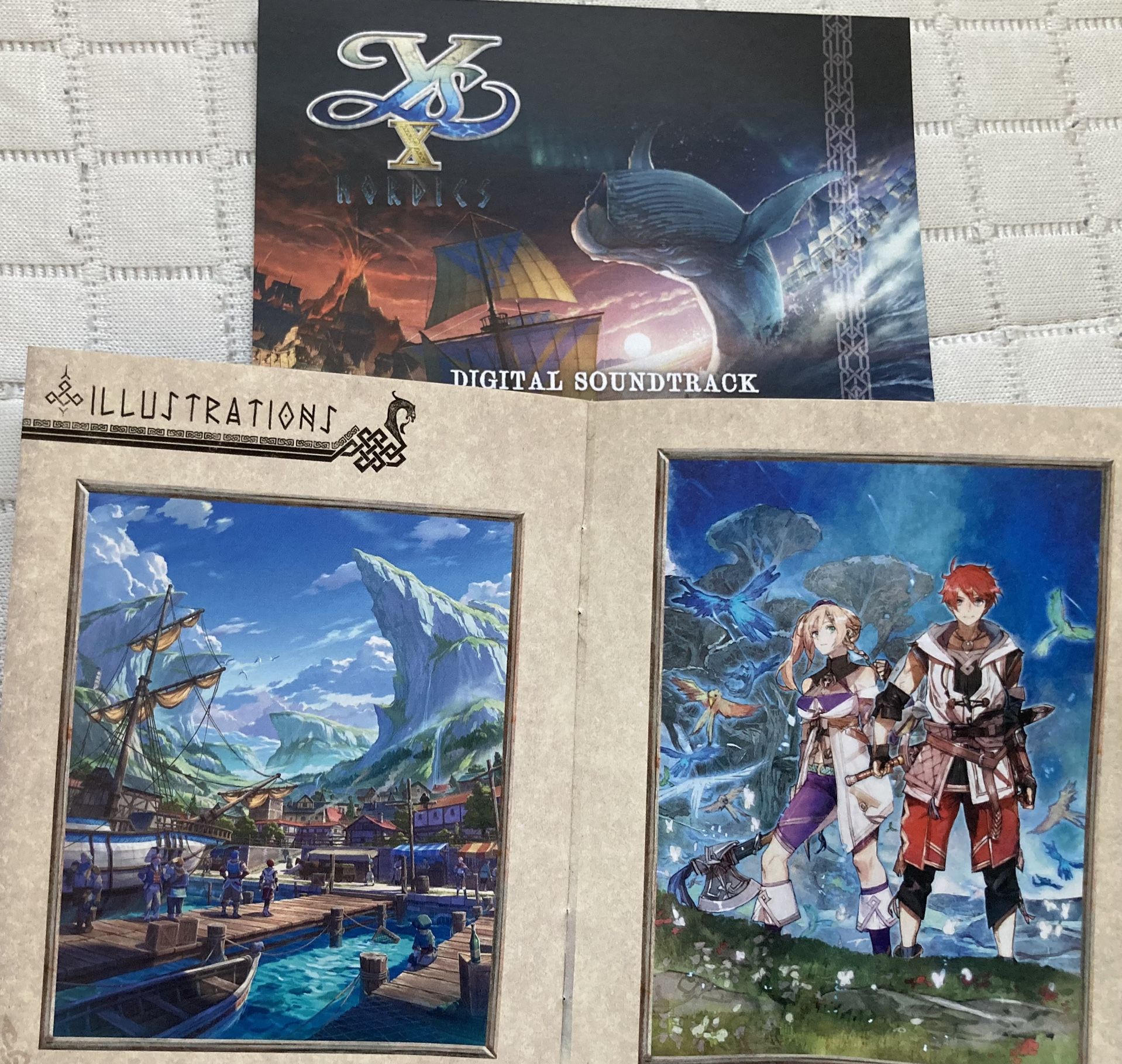 Ys X Nordics Deluxe Edition Art Book Digital Sounds Track Nintendo Switch 10 Ps
