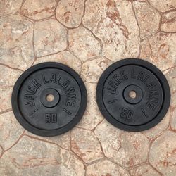 50 Pound Olympic Weight Plates 