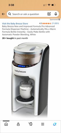Two Baby Brezza Formula Pro Machines for Sale