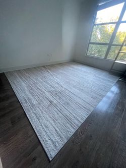 Brown Crème / Beige and Gray Neutral Area Rug — 9’ x 11’