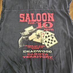 Biker Shirt - "SALOON No. 10" Deadwood