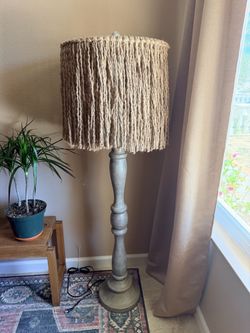 Boho floor lamp