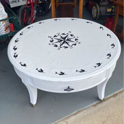 Nautical Round Coffee Table
