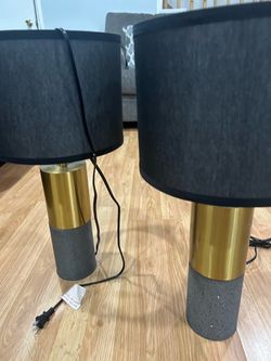 2 new touch lamps