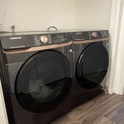 Samsung 5 cu. ft. Washer And 7.5 cu. ft. Dryer High-Efficiency Stackable Smart Washer & Dryer – With Protect Care Till April 2030 