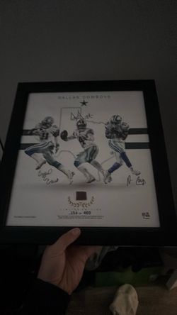 Dallas Cowboys Limited Edition Signed Framed Print
