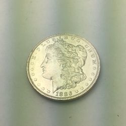 1886 Morgan Silver Dollar Silver Coin 