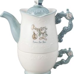 Disney Store Alice Teapot Alice in Wonderland Teapot and Teacup Set