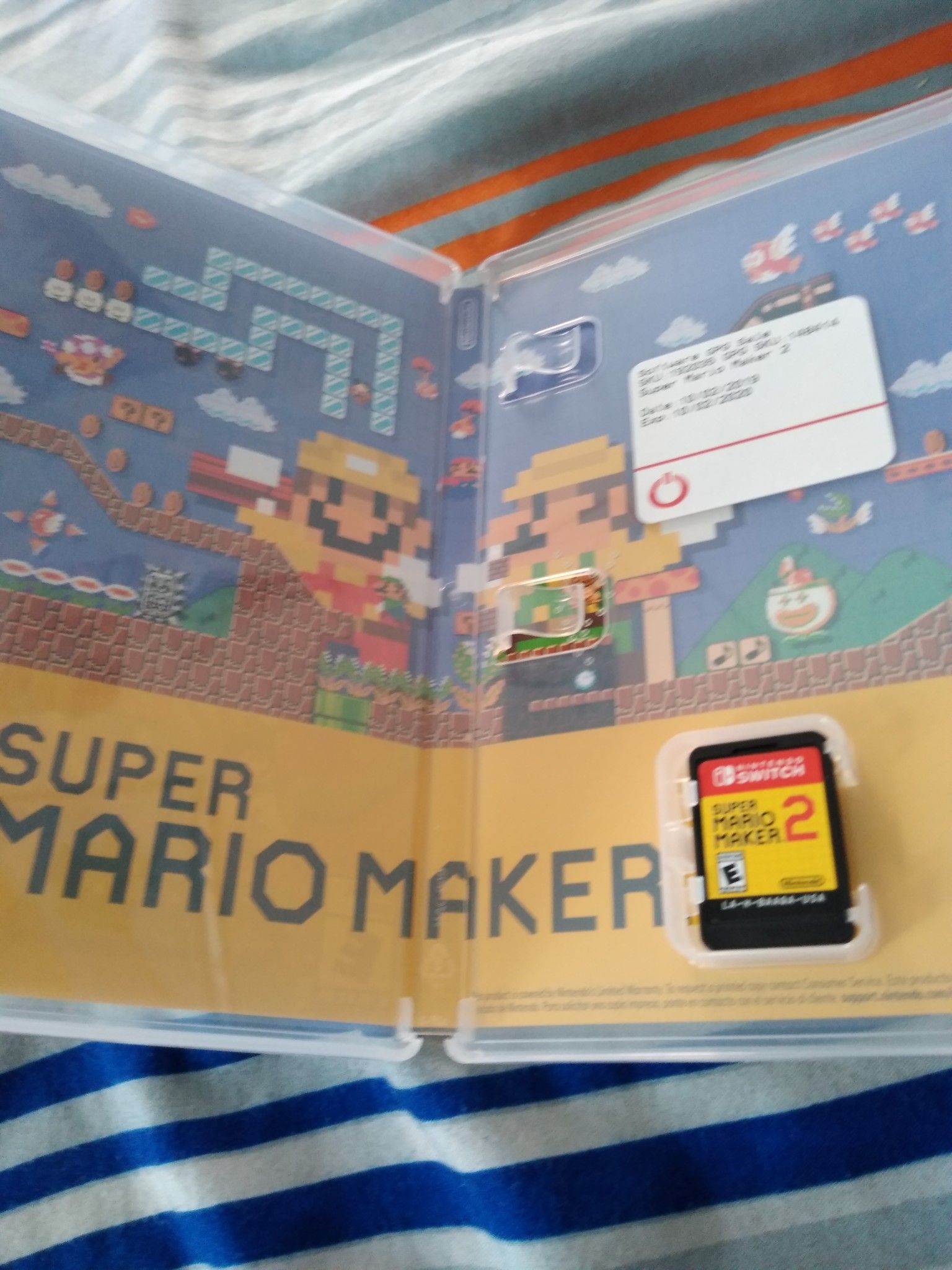 Unplayed super Mario maker 2 Nintendo switch got 2 and opened both
