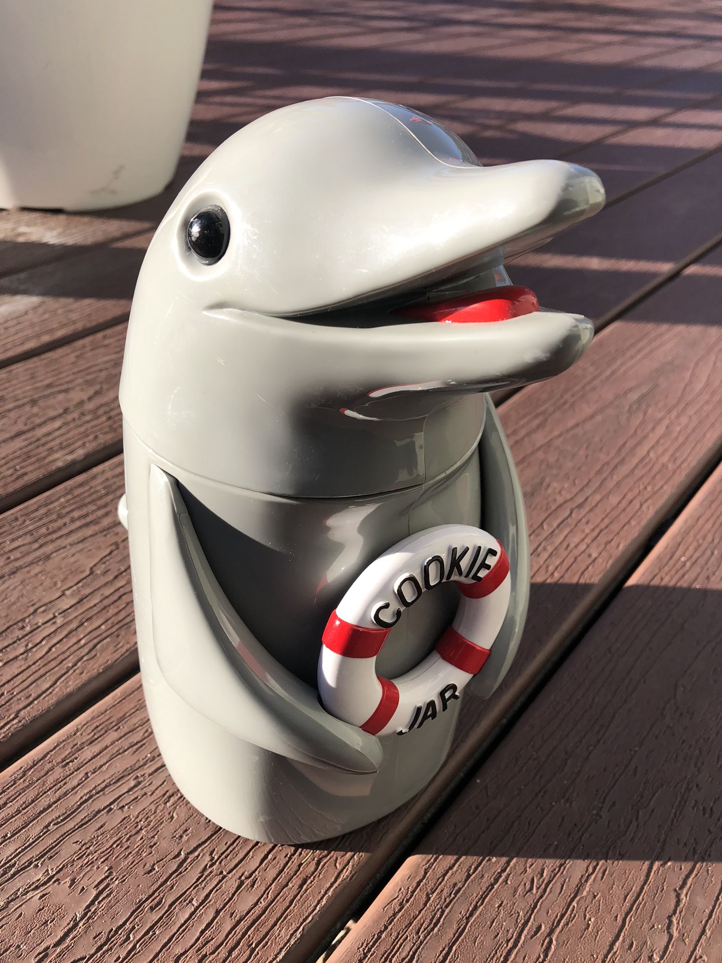 Vintage Talking Dolphin Cookie Jar