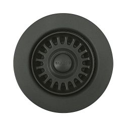 3.5 in. Decorative Basket Strainer in Anthracite