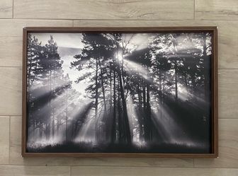 Black and white picture frame