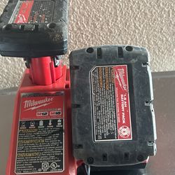 Milwaukee Batteries And Charger 
