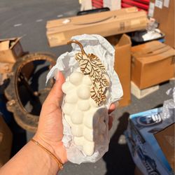 Vintage Glass fruit decor 3 piece