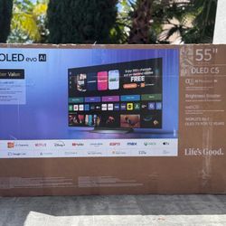 55c5 55” Lg smart 4k oled hdr tv