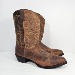 Laredo Birchwood 68452 Mens 16 D Brown Distressed Leather Western Cowboy Boots