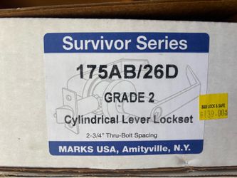 Marks cylindrical lever lockset
